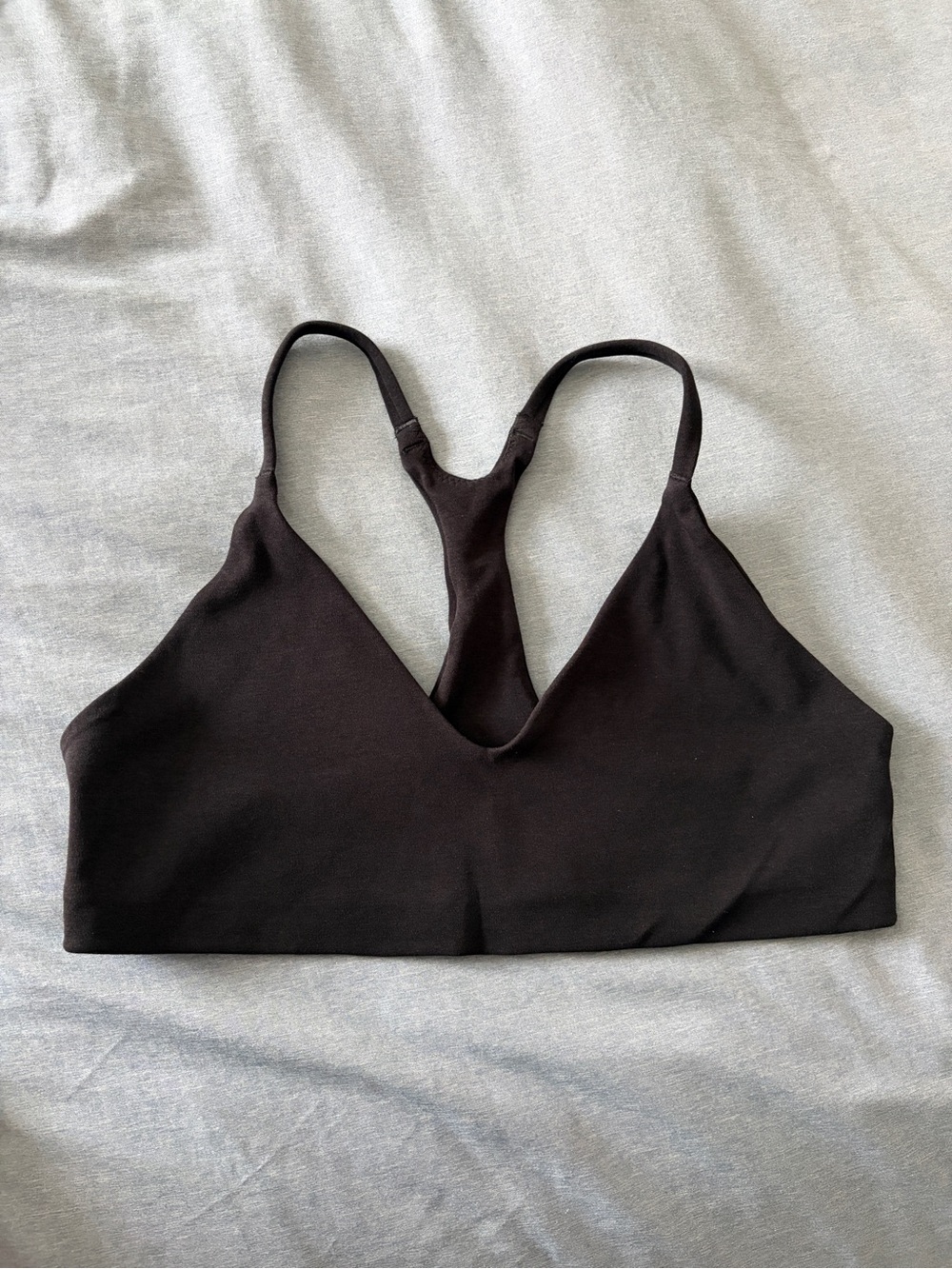 Athleta Black Intuition Cotton Sports Bra A-C